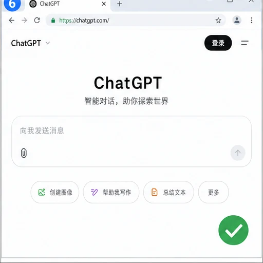 ChatGPT 官方原生网页版界面